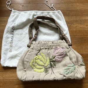 BCBG MaxAzria Floral Embroidery Handbag